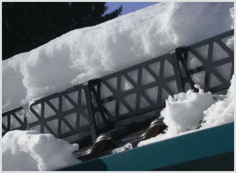 Держатели снега на крыше: советы по выбору