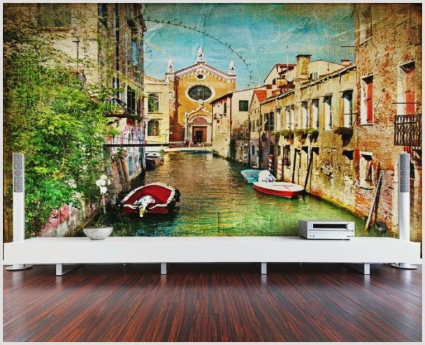Фотообои с сюжетами венеции в декорировании интерьера