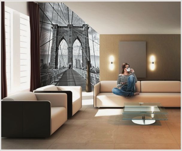 Украшаем комнату фотообоями с изображением мостов: особенности декорирования пространства