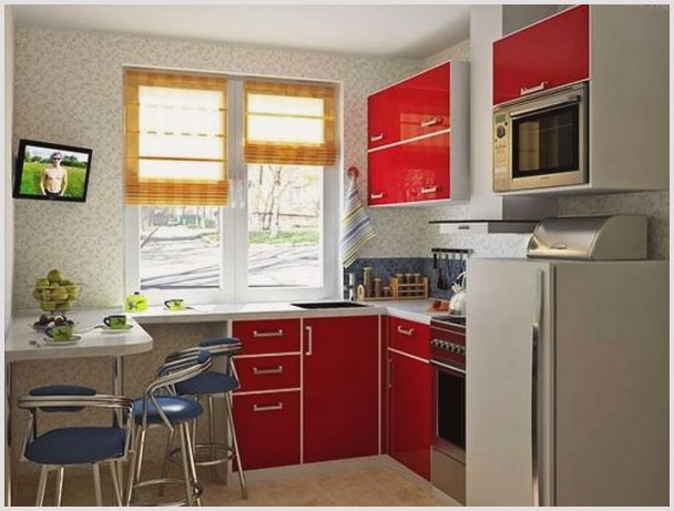 Определяемся с дизайном обоев для маленькой кухни: фото лучших примеров оформления стен