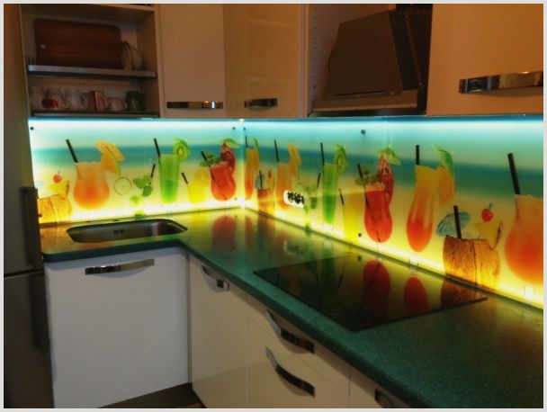 Принципы использования светодиодной подсветки в отдельных зонах кухни