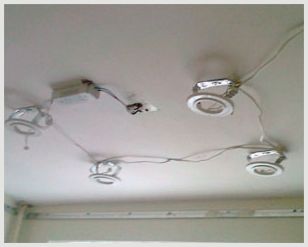 Технология установки и подключения своими руками точечных светильников в натяжном потолке