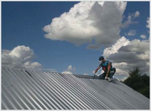 Порядок выполнения ремонта крыши из профнастила