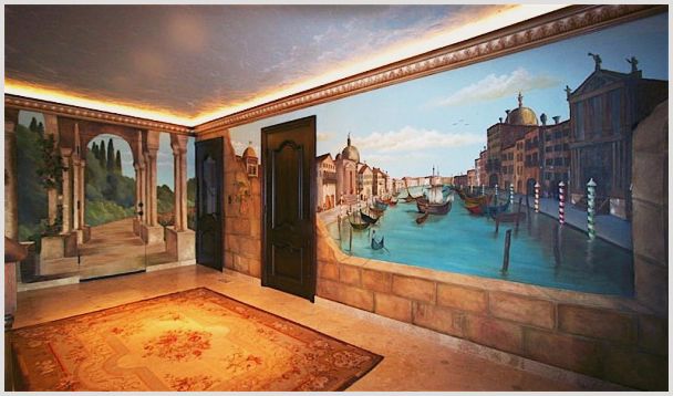 Фотообои с сюжетами венеции в декорировании интерьера