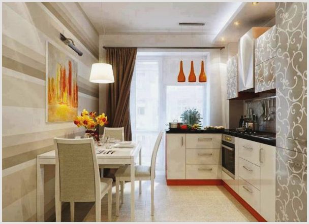 Создание изысканного и практичного дизайна с помощью обоев на кухню: фото в интерьере самых модных покрытий для стен