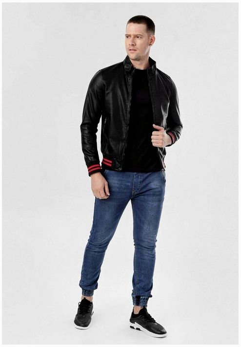 Мужские кожаные куртки - сочетаются ли они с джинсами?
