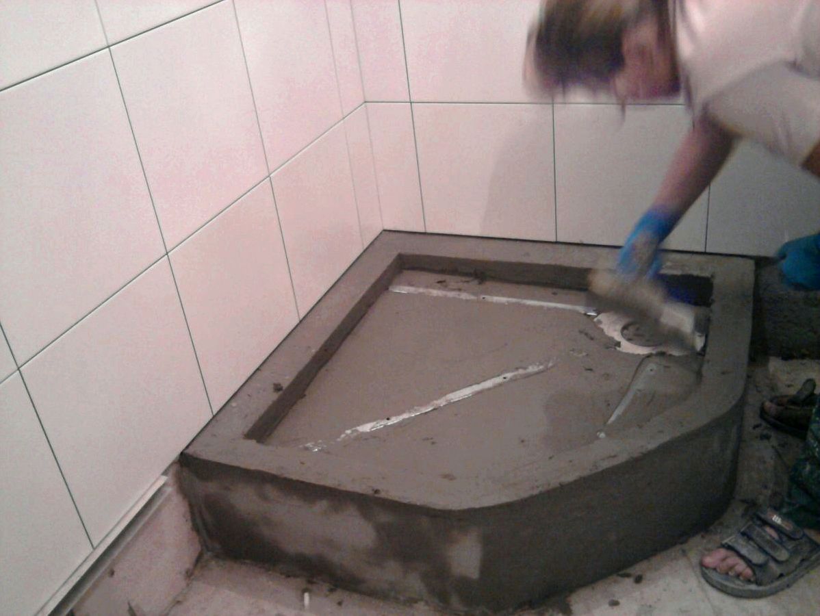 Як встановити душовий піддон докладна покрокова інструкція.1
